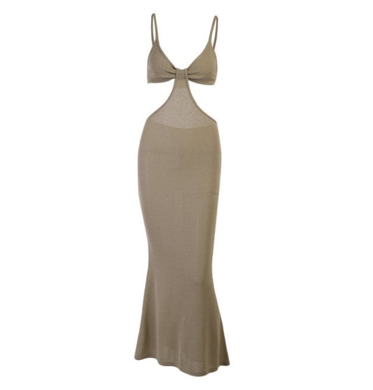 SpringSummer Amazon INS Sexy Elegant Sexy Strapless Dress Halter Dress